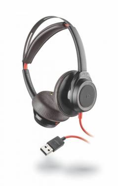 Poly Plantronics Blackwire 7225 USB-A Headset Black